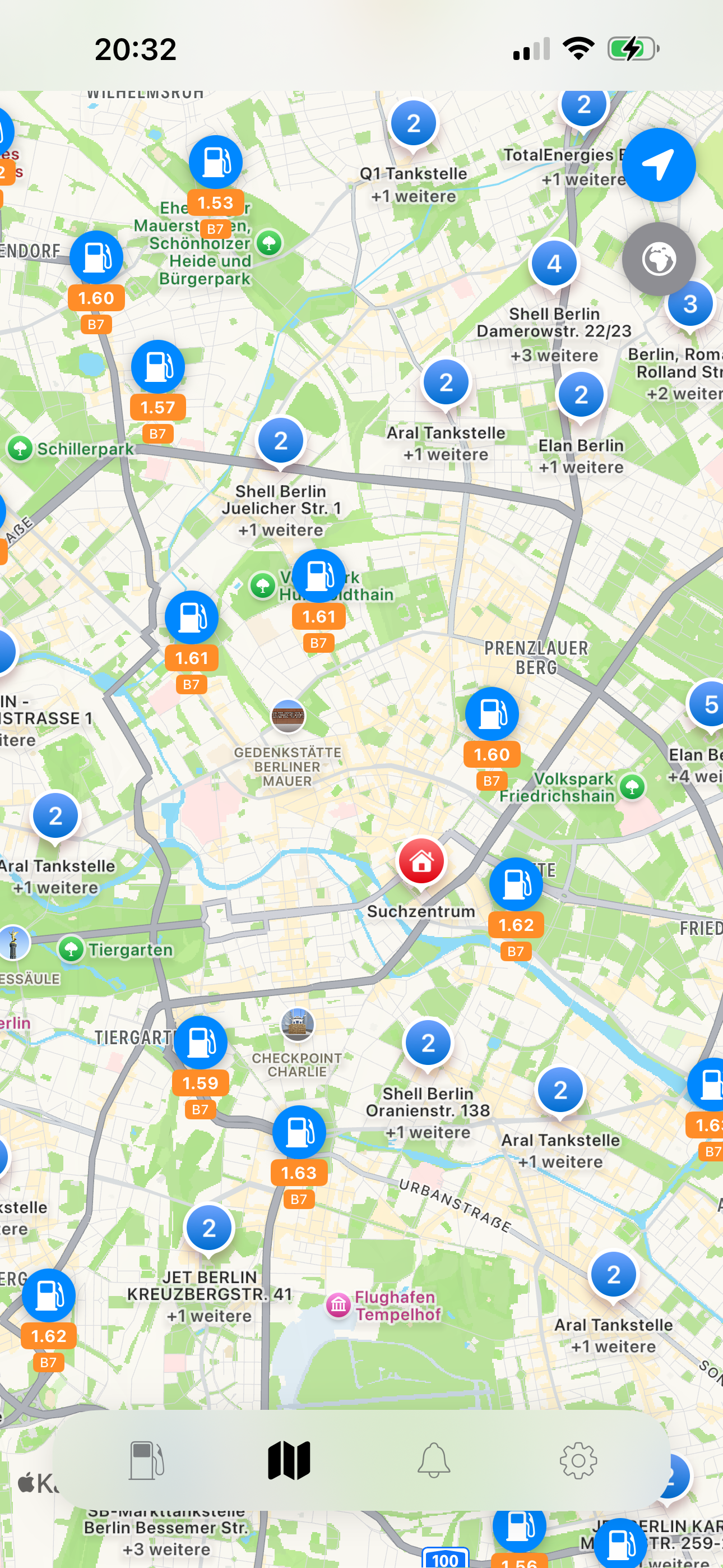 Tanken24 App Screenshot 2